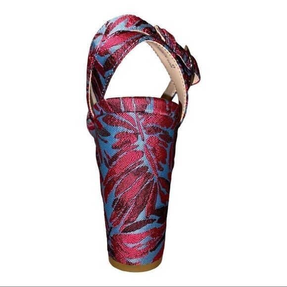 Charles David Judy Platform Wedge Floral Sandals - Picture 5 of 10